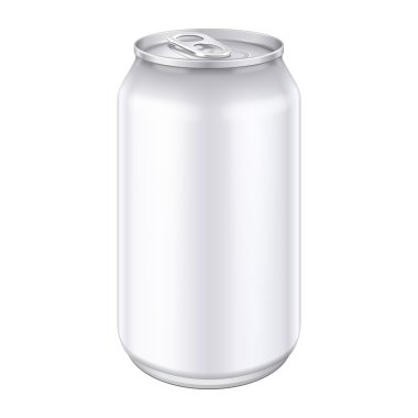 Beyaz Metal alüminyum içecek 500 ml. tasarımınız için hazır olabilir. Ürün Ambalaj