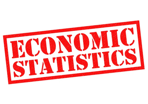 Гумовий штамп ECONOMIC STATISTICS — стокове фото