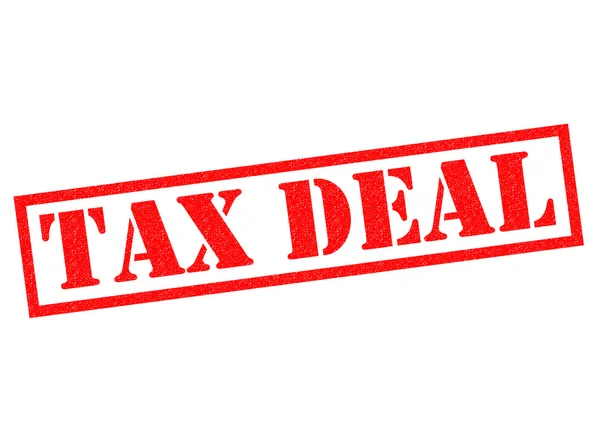 TAX DEAL Rubber Stamp — Stock Photo, Image