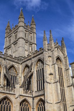 Bath Abbey Somerset'deki / daki