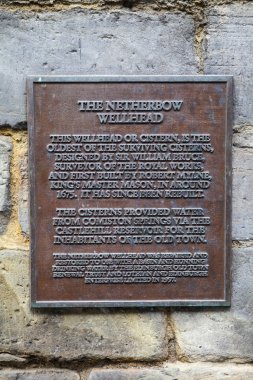 Netherbow geçen plak Edinburgh