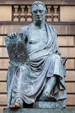 David Hume heykel Edinburgh