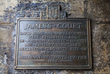 James's Court in Edinburgh clipart