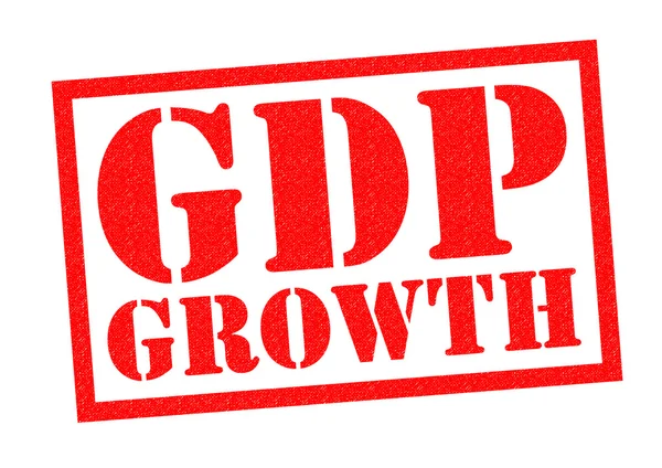 ΑΕΠ ανάπτυξη καουτσούκ σφραγίδα — Φωτογραφία Αρχείου