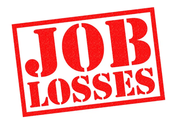 JOB LOSSES Rubber Stamp — Stock Photo, Image