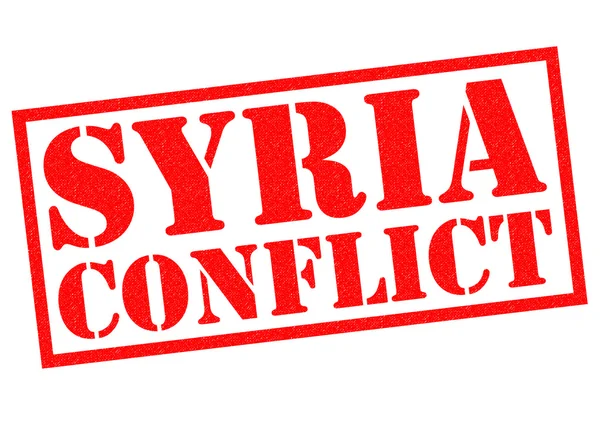 Сирія штамп конфлікт — стокове фото