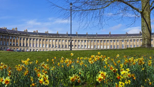 Royal Crescent w Spring — Zdjęcie stockowe