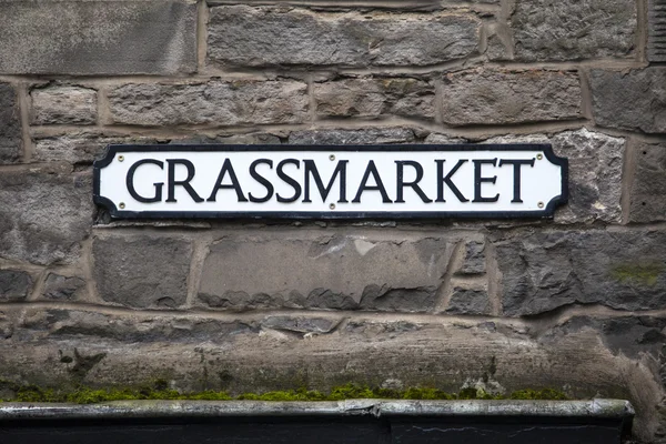 Grasmarkt in edinburgh — Stockfoto
