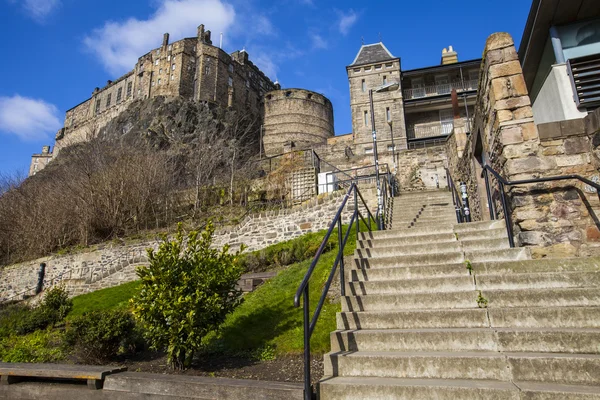 Edimburgo y Grannys Green Steps —  Fotos de Stock