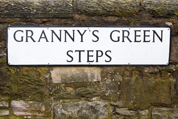 Passi verdi della nonna a Edimburgo — Foto Stock