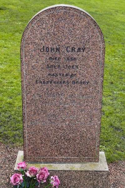 John Gray sírját, Edinburgh-ban — Stock Fotó