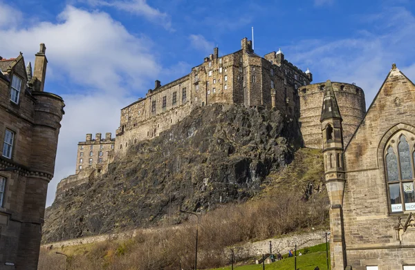Единбурзький замок в Единбурзі — стокове фото