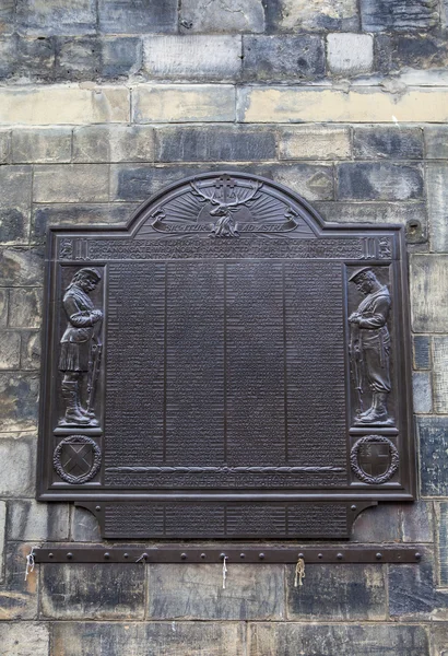 Monumento conmemorativo de la Primera Guerra Mundial en Edimburgo —  Fotos de Stock