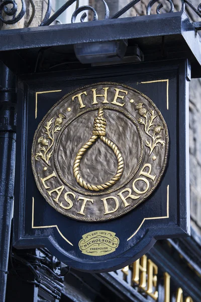 A última gota de casa pública em Edimburgo — Fotografia de Stock