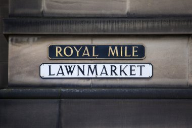 Royal Mile üzerinde Lawnmarket