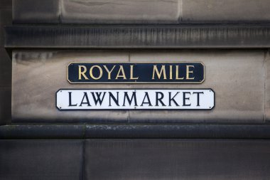 Royal Mile üzerinde Lawnmarket