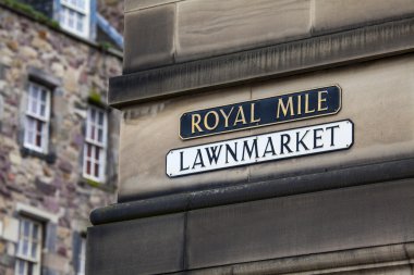 Royal Mile üzerinde Lawnmarket