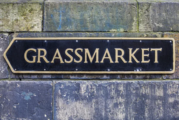 Grassmarket in Edinburgh — Stockfoto