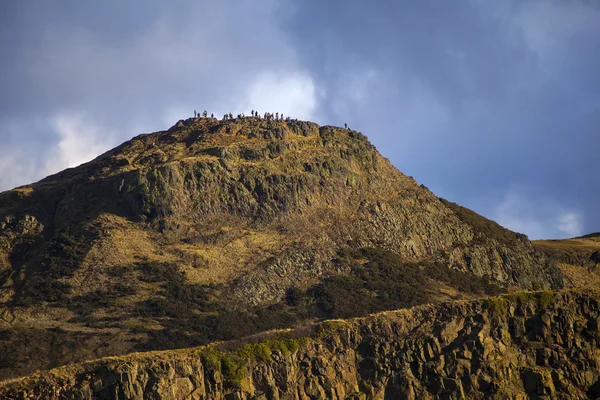 Arthurs sitz in edinburgh — Stockfoto