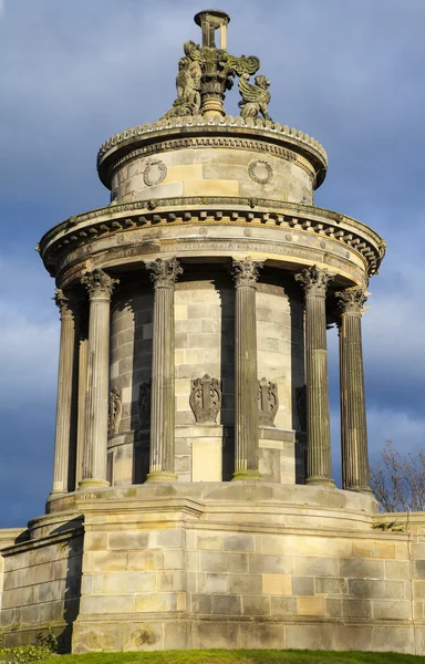 Burns pomník v Edinburghu — Stock fotografie