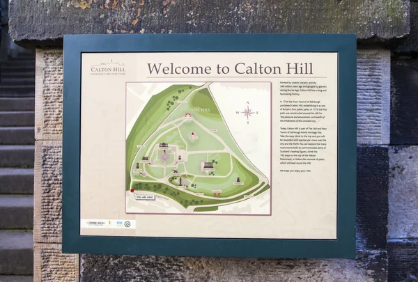 Calton Hill in Edinburgh — Stock Photo, Image