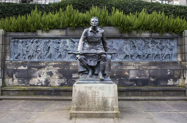 Skotska amerikansk Memorial i Edinburgh — Stockfoto