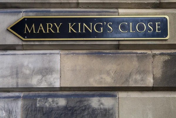 Mary Kings Cierre en Edimburgo — Foto de Stock