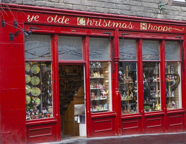 Ye Olde kerst Shoppe in Edinburgh — Stockfoto