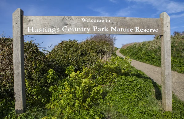 Reserva Natural de Hastings Country Park — Fotografia de Stock