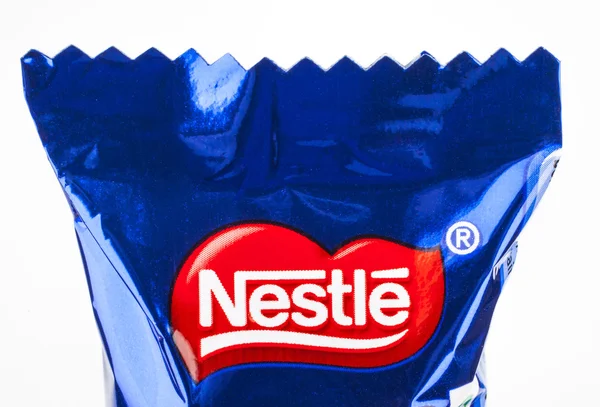 Logotipo Nestlé em um produto — Fotografia de Stock