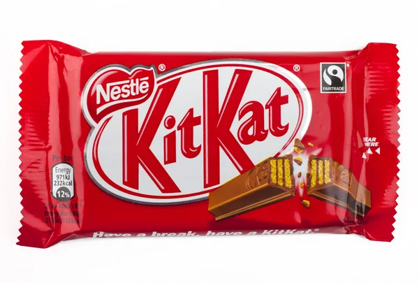 Шоколадный бар Kit Kat — стоковое фото