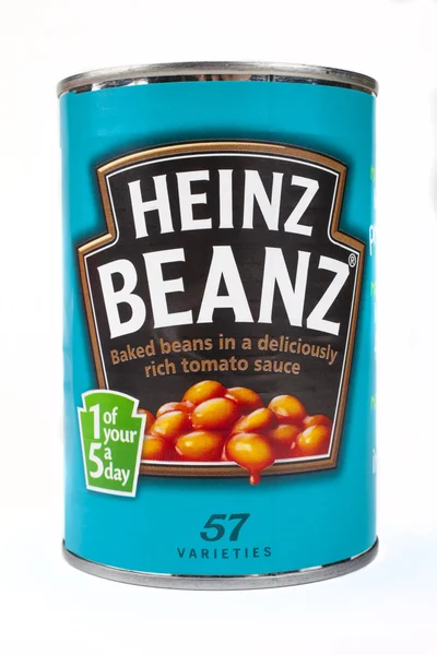 Feijão cozido Heinz — Fotografia de Stock