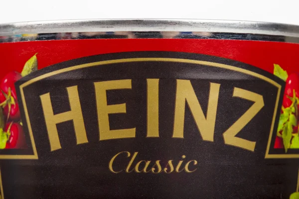 Logotipo de Heinz en una lata —  Fotos de Stock