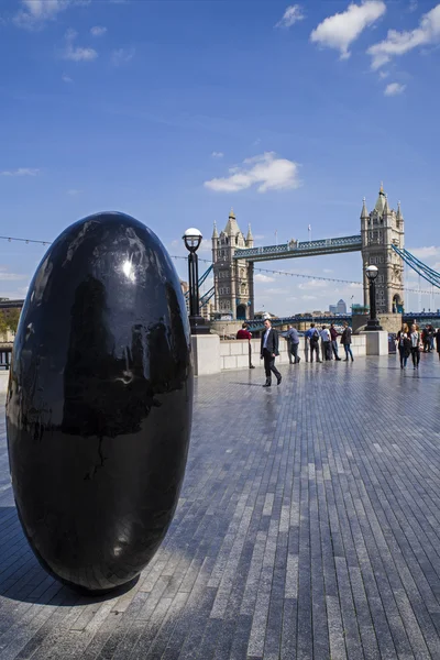 The Queens Walk in London — Stock Photo, Image