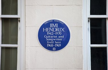 Jimi Hendrix plak Londra'da