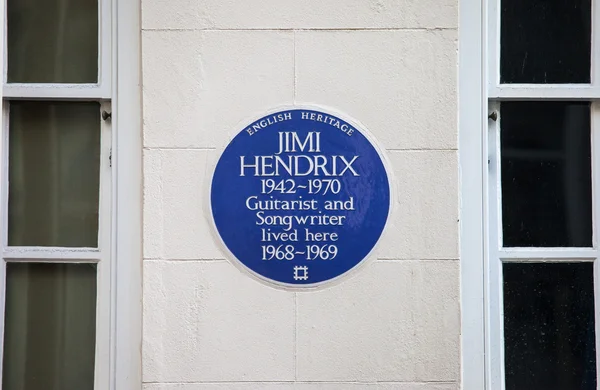 Jimi Hendrix plak Londra'da