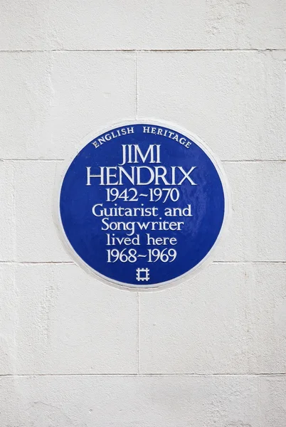 Jimi Hendrix plak Londra'da