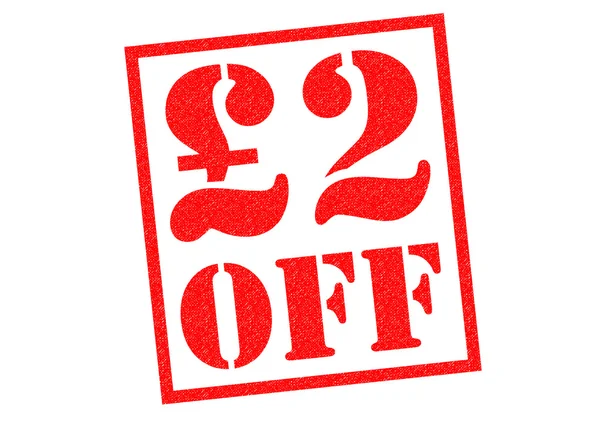 Lastik damgası kapalı 2 İngiliz Lirası