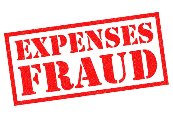 EXPENSES FRAUD Rubber Stamp — Stock Photo, Image