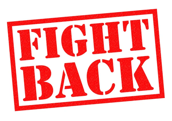 FIGHT BACK Rubber Stamp — Stock Photo, Image