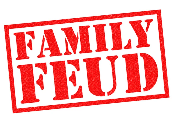 Family Feud Rubberstempel — Stockfoto