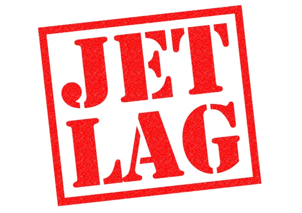 JET LAG Rubber Stamp — Stock Photo, Image