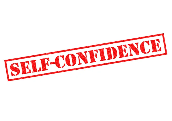 SELF CONFIDENCE Carimbo de borracha — Fotografia de Stock