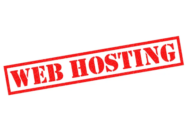 Pieczątka hostingu w sieci Web — Zdjęcie stockowe