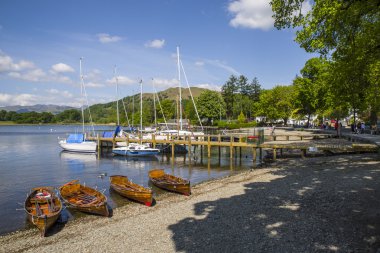 Waterhead görünümünden Lake Windermere üzerinde