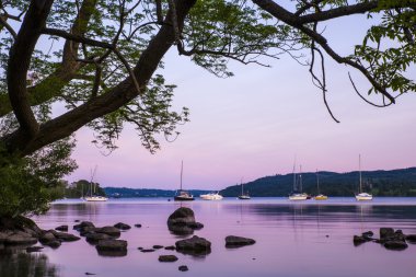 Alacakaranlıkta Lake Windermere