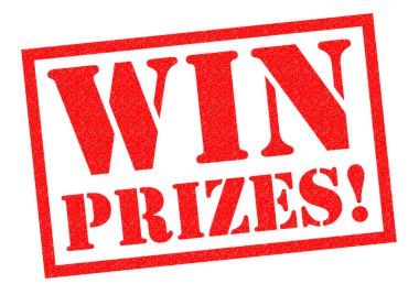 WIN PRIZES! Rubber Stamp clipart