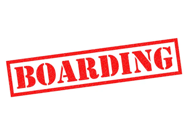 BOARDING Rubber Stamp — Stock Photo, Image