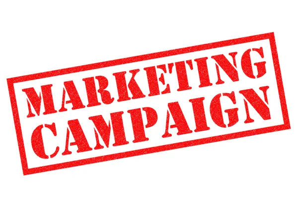 MARKETING CAMPAIGN Rubber Stamp — Stock Photo, Image