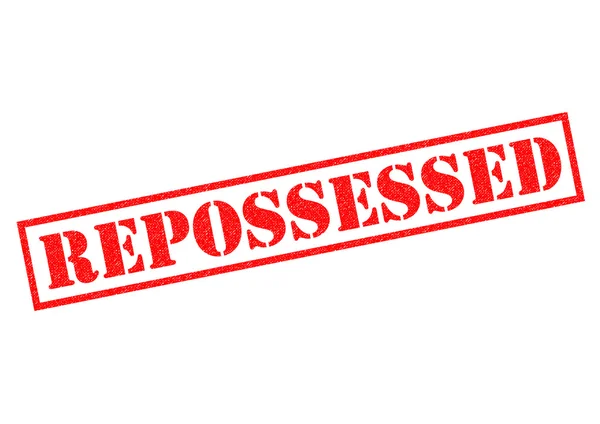 REPOSSESSED Rubber Stamp — Stock Photo, Image